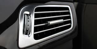 Clean, cool air from the car air conditioning vents.
