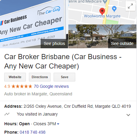 Google My Business - Car Business