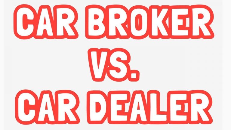 Car Broker vs Car Dealer